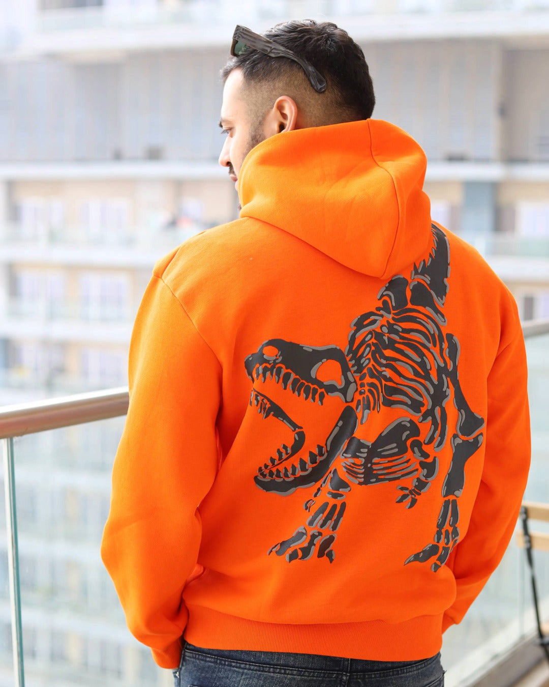 "TREX" Mandarin Orange Hoodie.