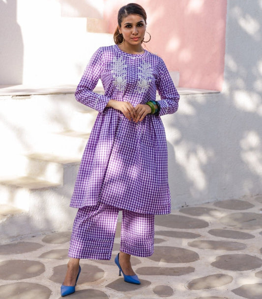 Violet Cotton Co - ord Set - Outro Studio