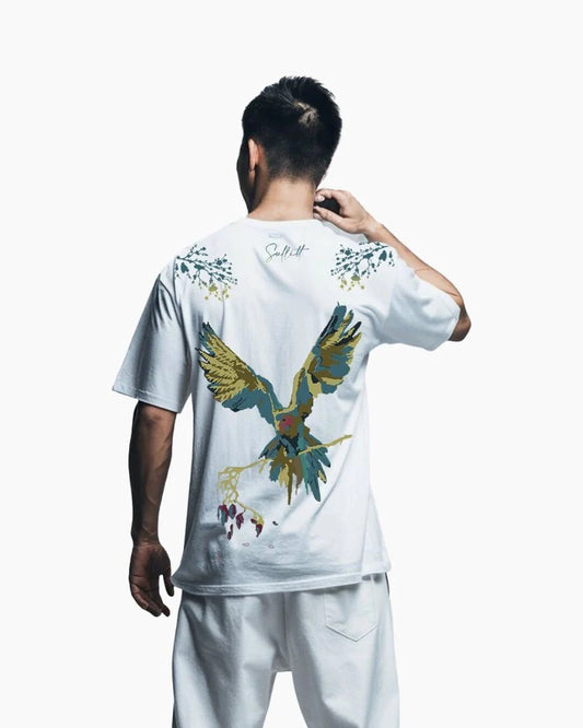 VIVIDLY PARROT OVRSIZED T - SHIRT - SULLITT