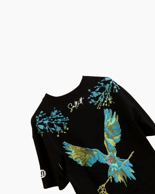 VIVIDLY PARROT OVRSIZED T - SHIRT - SULLITT