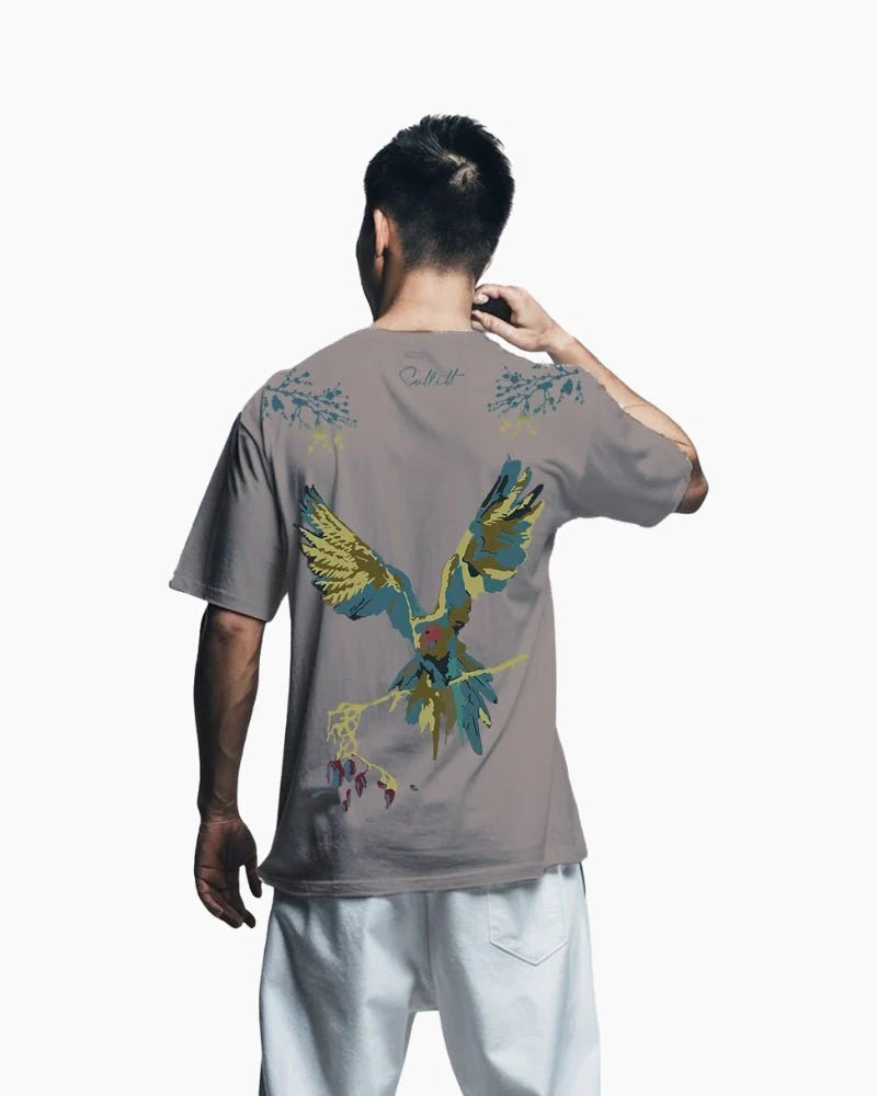 VIVIDLY PARROT OVRSIZED T - SHIRT - SULLITT